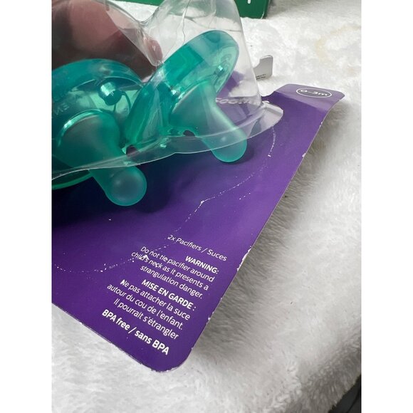 Avent Natural Baby 3 Glass Bottles Breastfeeding 0m+ Colic & Soother Pacifiers - Picture 3 of 4